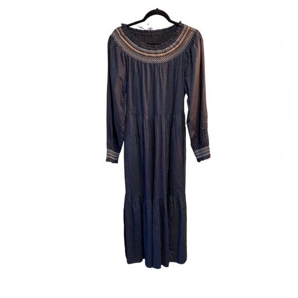 Universal Thread dress‎ peasant style Boho smocked at collar & wrists small NWOT - Picture 1 of 5